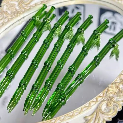 明星同款永夜星河发簪小竹子发簪竹节发簪流发簪子古风凌妙妙发饰