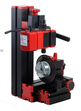 热销洲宇八合一普通微型机床套装Z8000车床铣床钻床线锯床教学仪