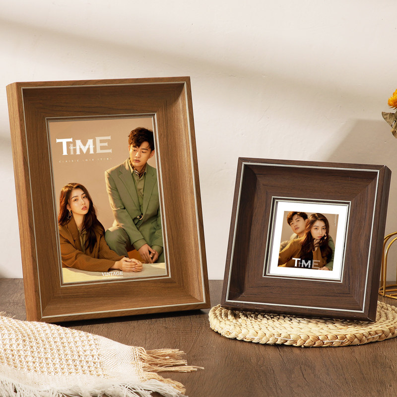 热销欧式简约相框摆台6寸7寸8寸10寸a4洗照片做成相册挂墙加打印