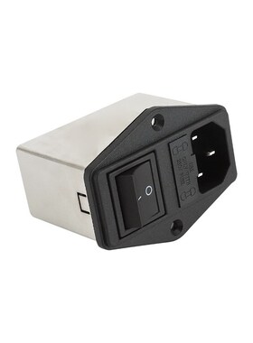 供应插座滤波器CW2C-T 插座式滤波器 保L险丝三合一电源开关滤波