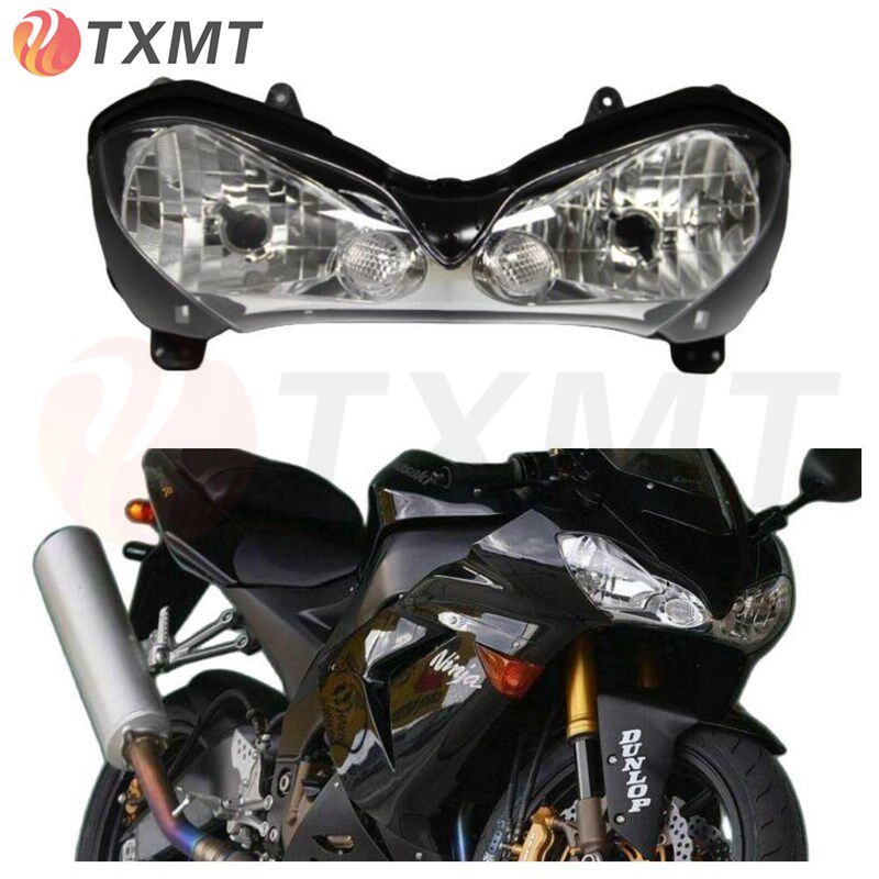 适用川崎 ZX-10R ZX10R 大牛 04-H20年 摩托车前大灯总成 前车头