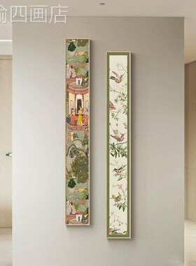 网红斋版浦尔花园入户门玄关高装饰级画走廊尽厅头感X壁画客两联