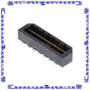 014 板对板连接器28POS差L分对阵列公2排0.8mm表贴 QTE