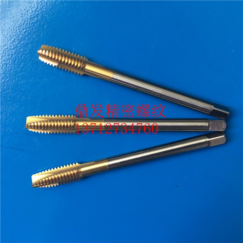 YAMAWA加长镀钛先端直槽丝锥5/16-18U3/8-16-2R4X100L钢6G丝攻