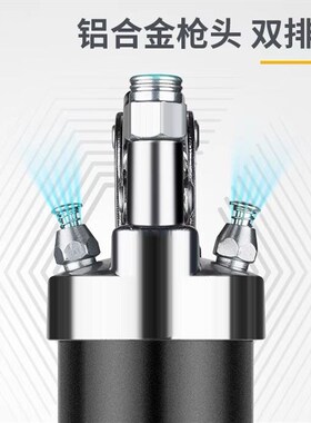 KATA锴达省力黄油枪双杆600cc注油器挖掘机汽车小O型黄油枪KT5010