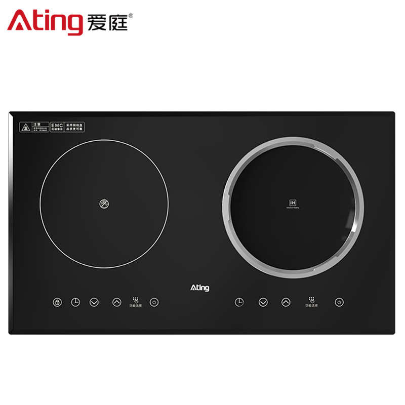 Ating/爱庭双灶电磁炉AT-35D电陶炉大功率爆炒S嵌入式多功能电磁