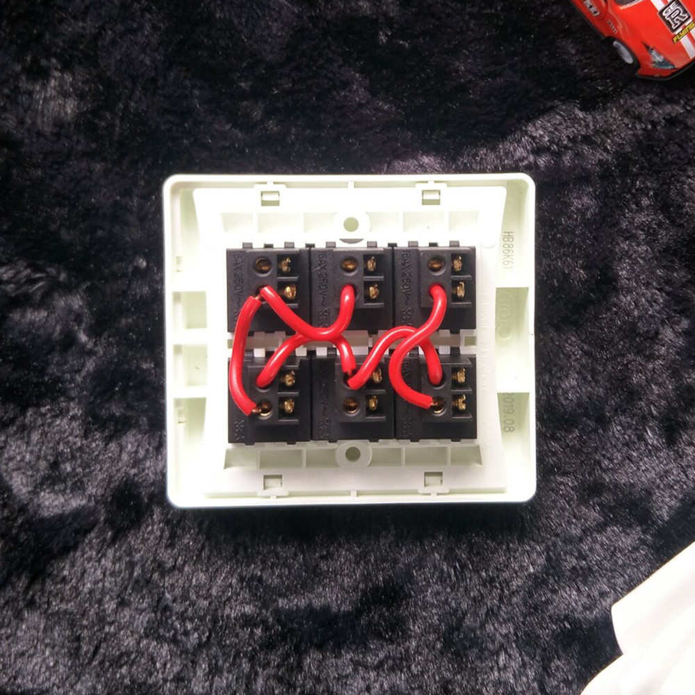 浴霸六联防水开关奥普822xAB型号通用各同功能风暖 加诺德