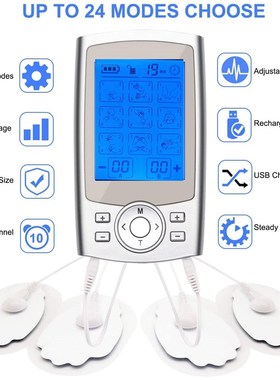 新款36c种模式AB双通道TENS仪 数码按摩仪 EMS脉冲按摩器