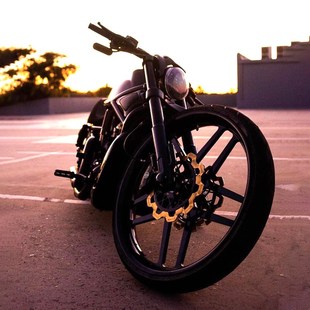 哈雷公路CVO大道滑翔CVOs改装高性能刹车盘Lyndall路威ST M8软尾