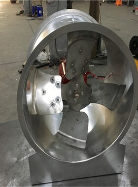 不锈钢 电b机外置轴流风机 T35-11-4 2P/0.55KW 4806m3/h  316pa