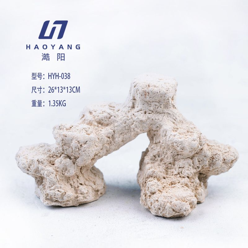 新款海水缸c免爆藻快速开缸培菌造景石人造石海缸珊瑚造景澔阳澔