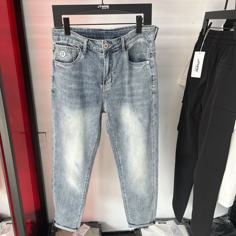 街头男人帮正品2025夏季新品男装牛仔裤AB0158910
