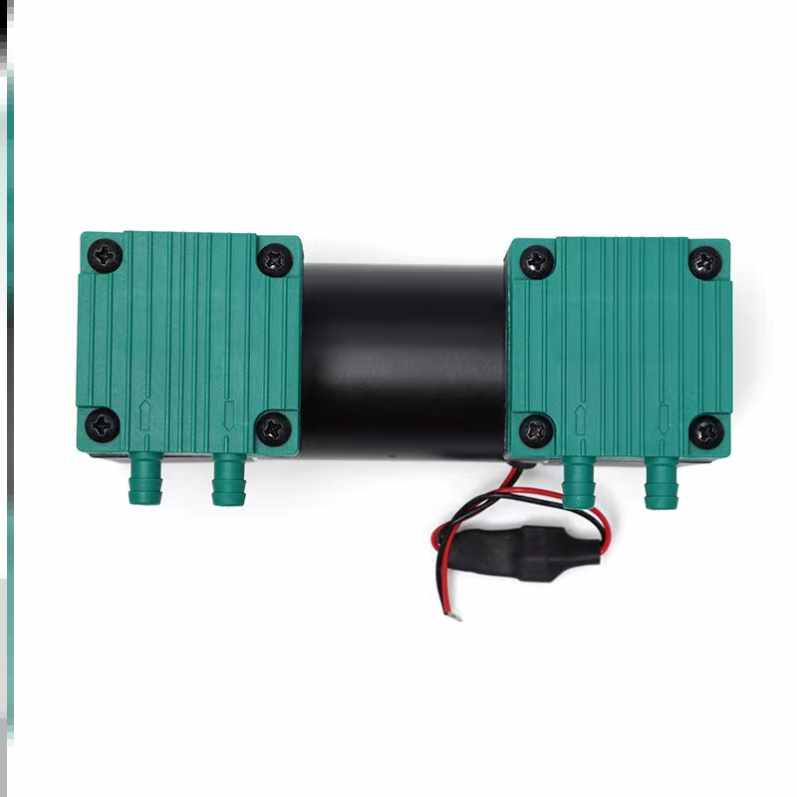 新款2AP51-1双头微型隔膜DC12V小型气磅喷枪抽打两用真空电动静音