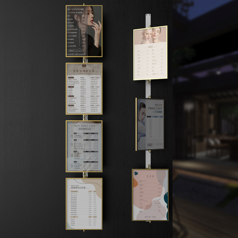 360可旋转相框互动翻转牌走A廊背景展示宣传文化照片墙饰网红墙
