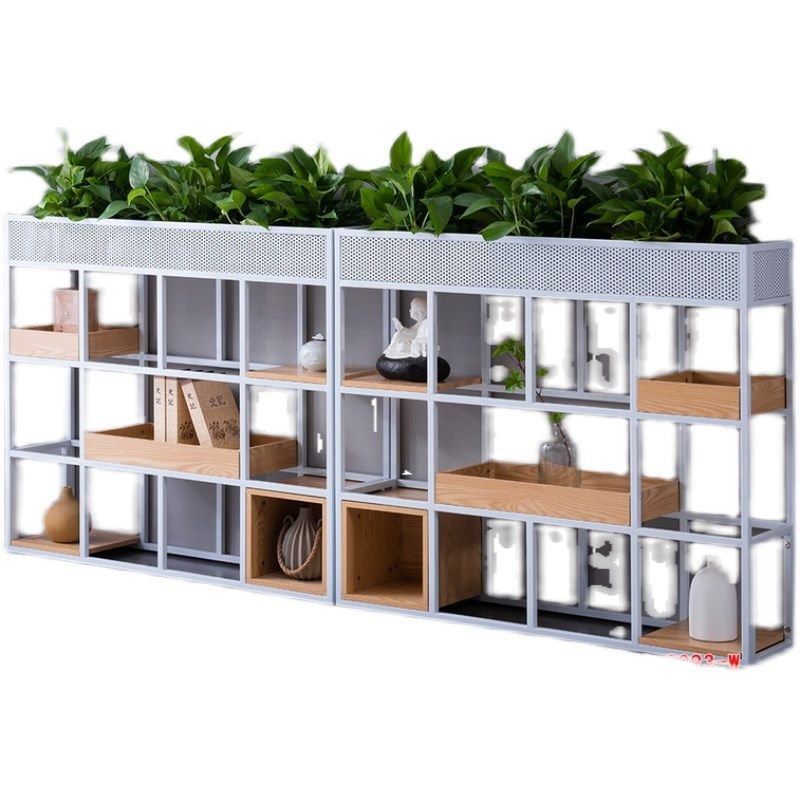 办公室隔断铁艺屏风双面简约矮y柜储物柜工位遮挡装饰花槽柜置物,商业/办公家具,花槽柜,淘宝优惠券,粉丝福利购,淘宝优惠卷