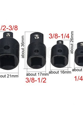 7PCS 1/4 3/8 1/2 Socket Adapter Bits Set Hex Drill NZut Dr