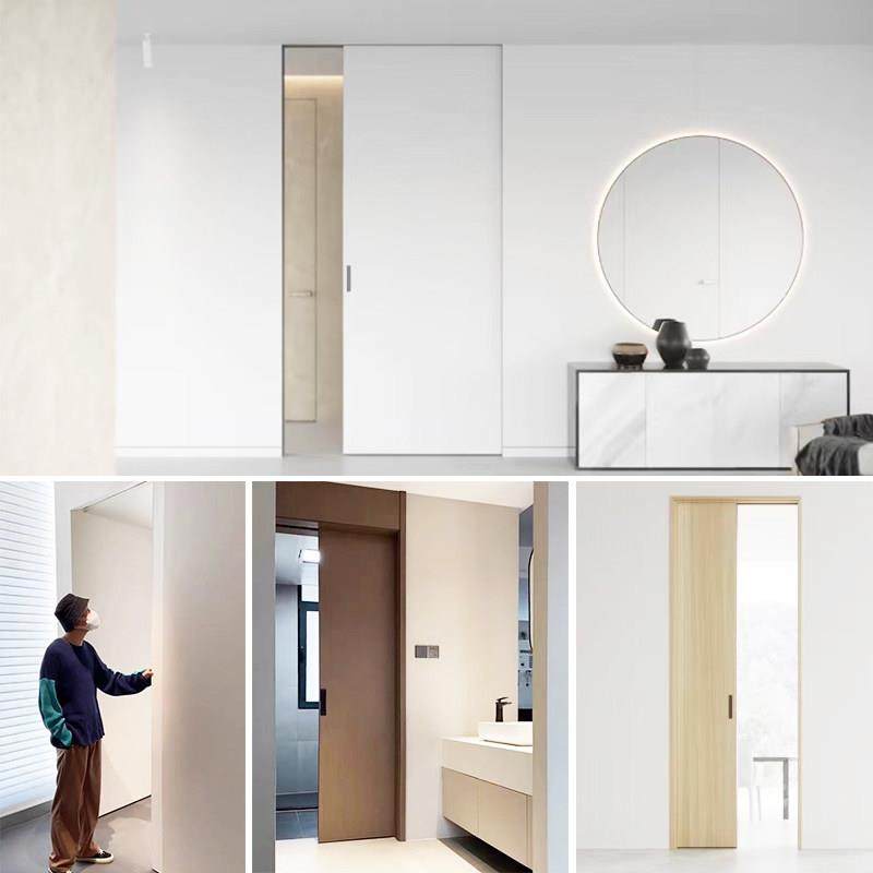 极速按弹b式隐藏口袋门滑轨吊轮推拉移门轨道单向缓冲阻尼趟门全,基础建材,吊滑,淘宝优惠券,粉丝福利购,淘宝优惠卷