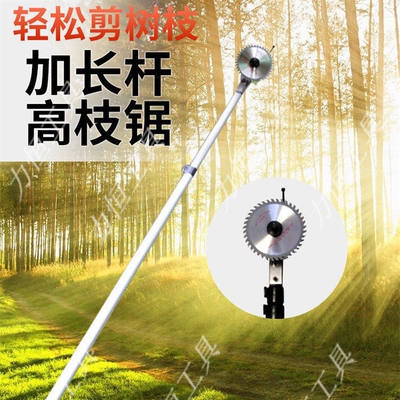 12V24V电动j锯伸缩杆高枝剪高枝锯园林剪果树剪枝机修枝机打尖机