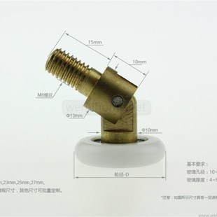 Shower Door zEnclosures New Runners Copper Rollers Whe 8pcs