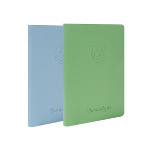 恋屿 pu软皮记事本商务笔记本子A6口袋本简约日记本便携随身小号记事本办公工作会议记录本封面定制可印LOGO