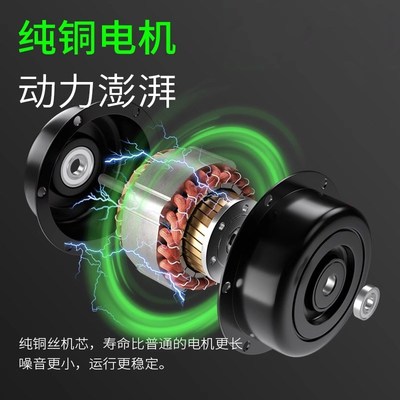 管道风机强力静音换气扇s卫生间增压家用厨房排气扇工业管道抽风