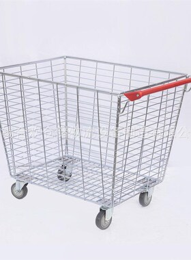超市购物车理货框网篮车q格物流车台网周转手推车杂JUR车货拣货推