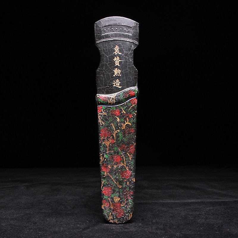 国家非遗 1981年清代老墨w版制《古琴》老古墨块 曹素功古法墨