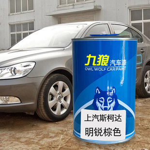 九狼汽车漆上成汽斯柯品达漆改补色明锐棕M色银蓝速派璀璨金琥珀