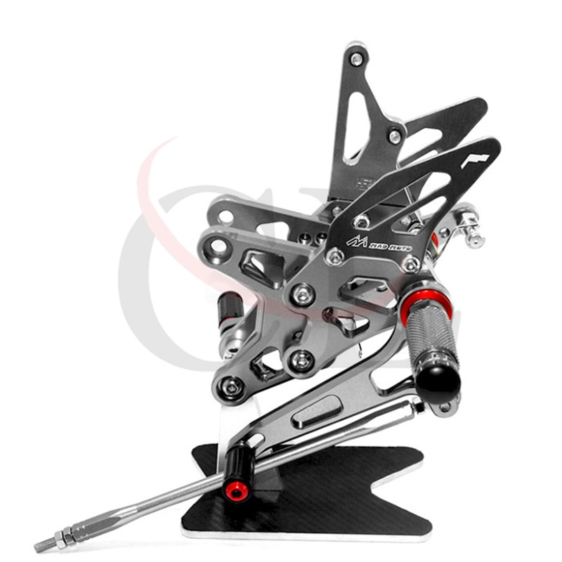 适用于川崎Zx-6R 2009-2025L改进型凸起踏板和脚盖总成