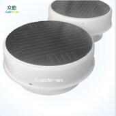 众柏JustBrisk太阳能风扇星空房帐F篷阳光房换气扇 抽风机 排气扇