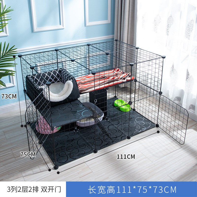 diy宠物围栏猫k创意组装小狗围栏猫笼家用舍猫屋子防跳猫栅栏围栏