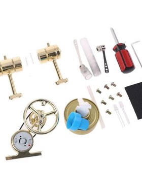 \rHot Airf All Metal Stirling Engine Motor Power Generator A