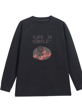 【玉米专享】超柔西红柿印花长版T~A6672