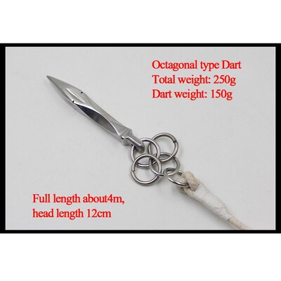 Kung Fu Weapons Staiqnless Steel Rope Dart Traditional Marti