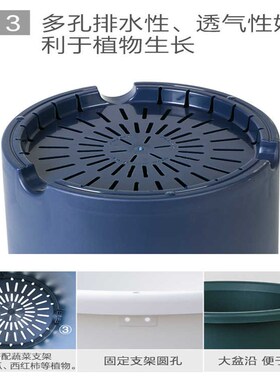 爱丽思爱丽e丝白色大加仑盆盆深型deepot花盆绣球月季控根树脂塑