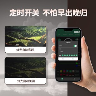 南美缸射灯e 鱼缸造景照明专用led灯防水溅超亮古法观赏水草全光