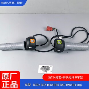 九号电动车B30C油门B80手把B35B40转把 把套BQ90B110p开关组件