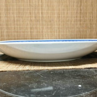 包老景德镇567老厂瓷q 原人民瓷厂老矿料外销青花梧桐31厘米深呙