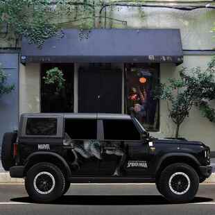 X个性 蜘蛛侠车身两侧贴纸 创意定制 坦克300 适用于福特烈马车贴