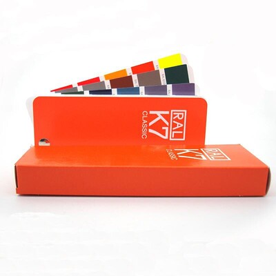 2021新版劳尔色卡RAL色卡K7国际F标准通用色标卡油漆调色涂料中文