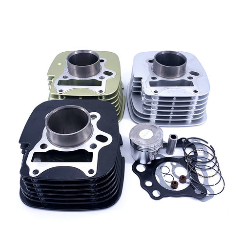 适用骏驰GT125套缸QS1r25-5ABCEFGH套缸气缸活塞环中修垫片中缸体