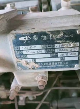 玉柴YC6cM290-33发动机柴油泵/图号1600-1111100-493R