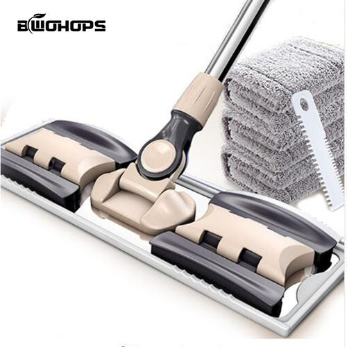 极速NEW Household Flpat Mop Floor Cleaning Mops Bucket Magic