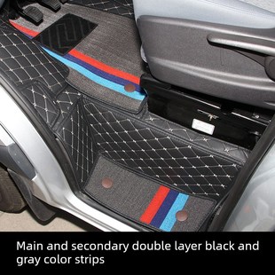 适用于江铃E福顺脚垫E福顺专用全包围式K防水耐磨加厚前排双层脚