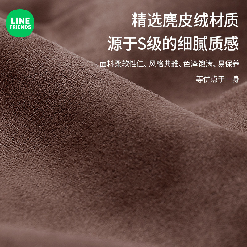 line布朗熊可爱卡通汽车头枕腰靠迈巴赫车用座椅靠枕颈.椎护颈枕