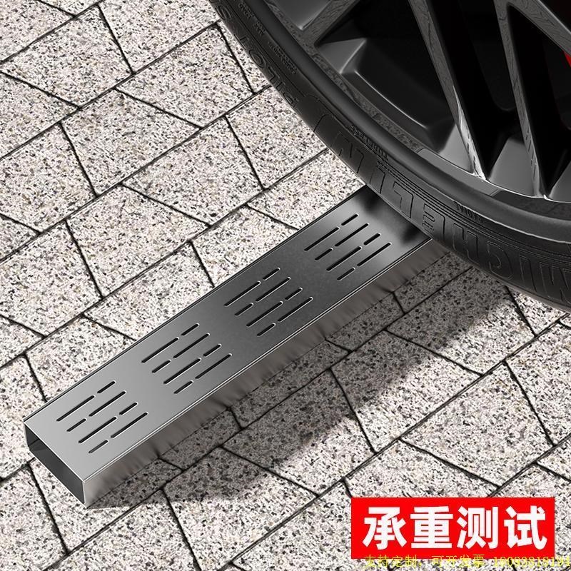 304不b锈钢排水沟花园地沟排水沟槽盖板厨房迷你阳台U型槽露台庭