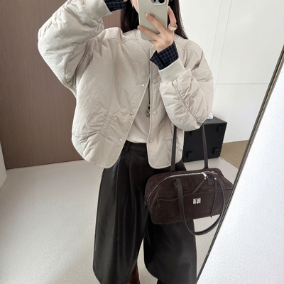 小个子棉衣外套女短款加棉棒球服