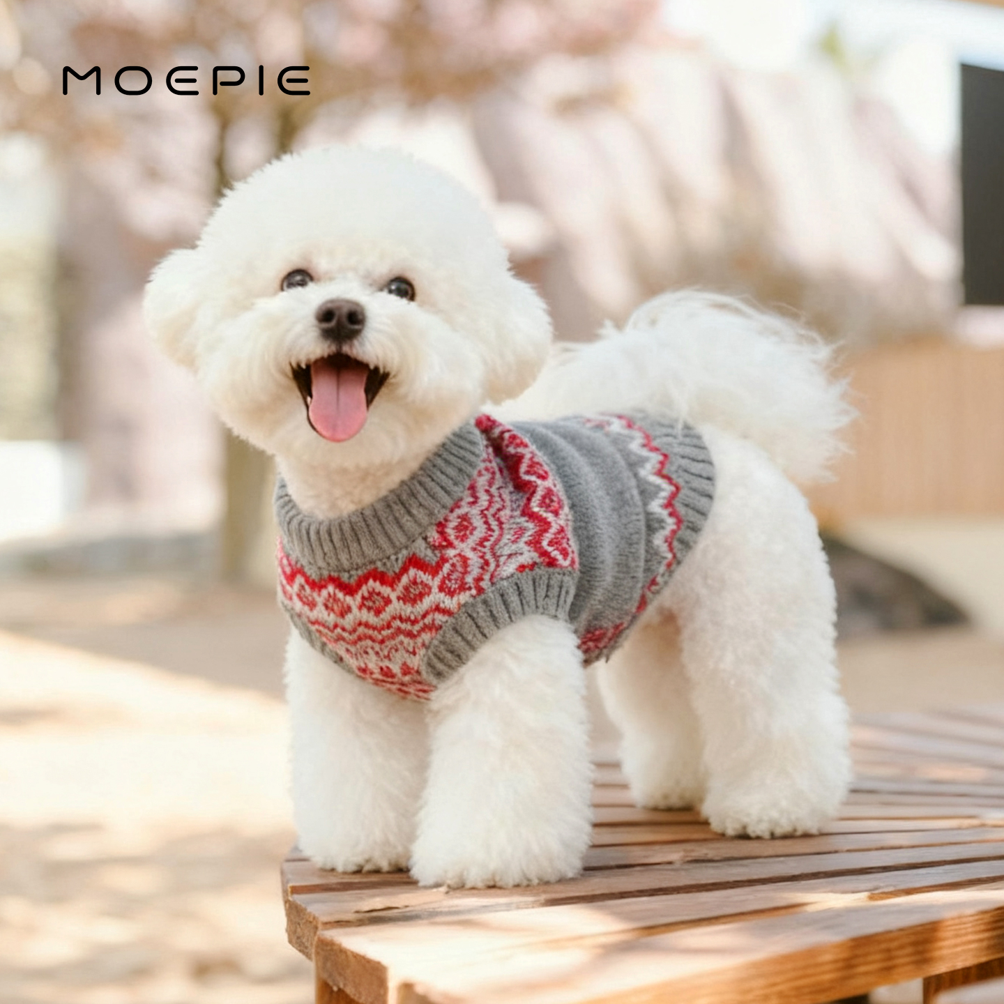 MOEPIE宠物狗衣服秋冬装保暖毛衣