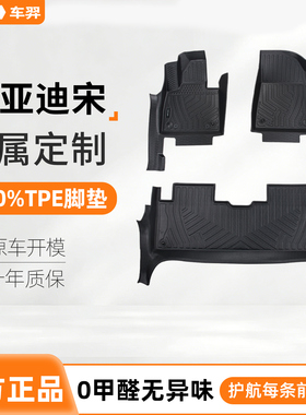 适用比亚迪宋PROPLUS L DMI MAX EV脚垫TPE全包围17-26款汽车改装