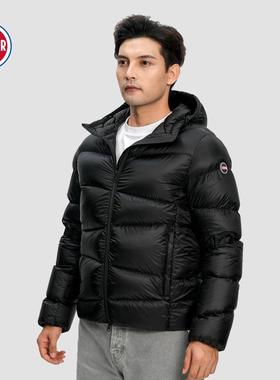 COLMAR男士尼龙羽绒服 秋冬休闲百搭户外保暖90白鸭绒羽绒服